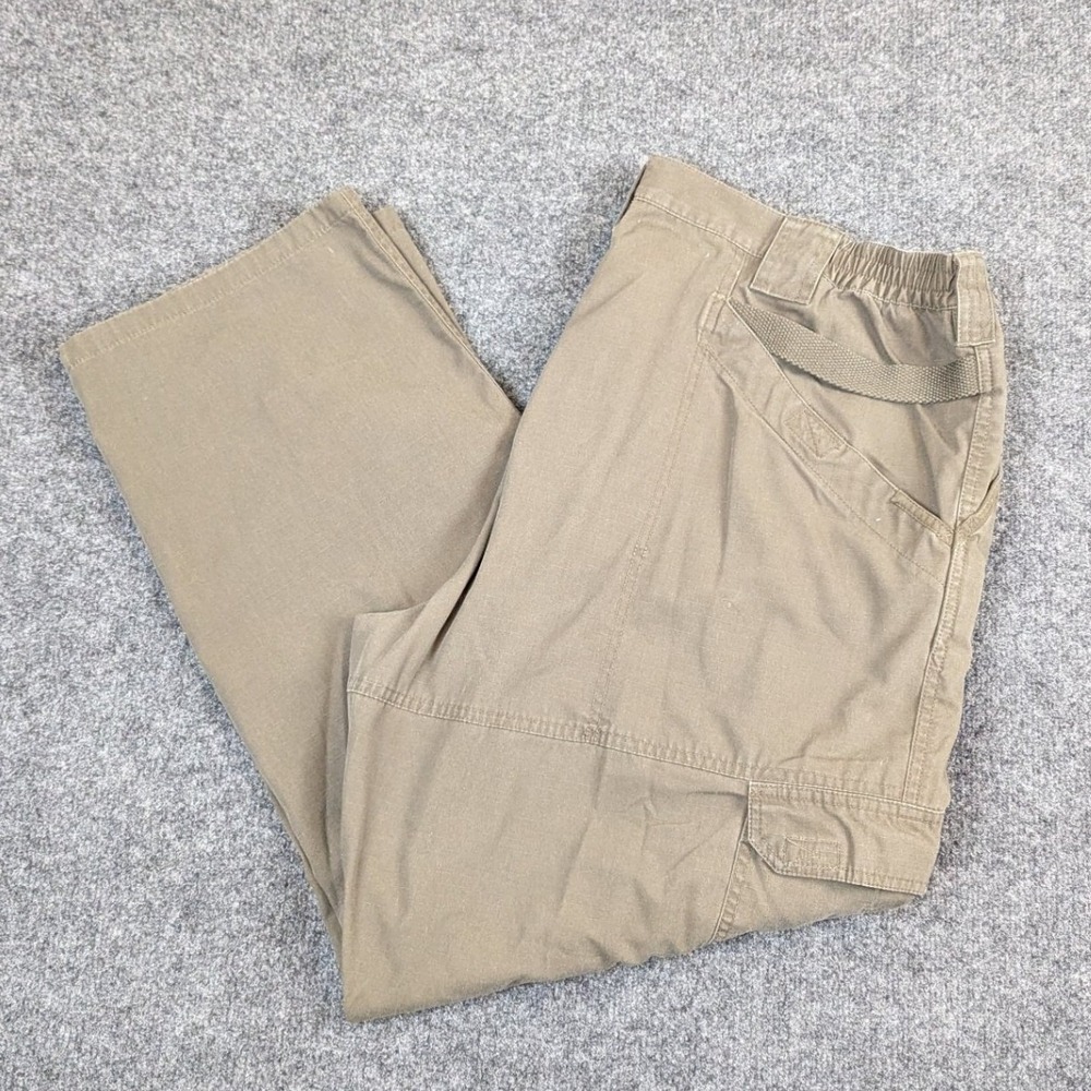 5.11 Tactical Mens 42x30 Khaki Tan Ripstop Cargo Pants Utility Workwear